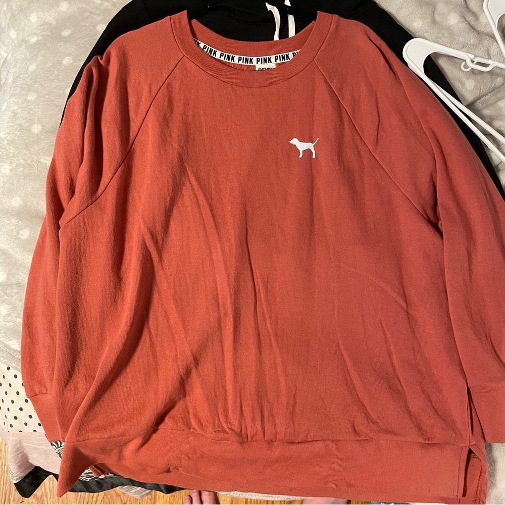 PINK oversized Crewneck